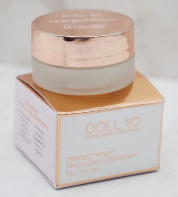 Doll 10 Perfect Pout Revitalizing Lip Exfoliant Full Size ~ 100% Authentic ~ NIB