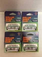 Dollar Shave Club Razor Refill Cartridges Acne Friendly (4 boxes, 4 per box)