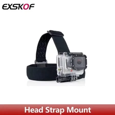 Head Strap Mount for GoPro DJI Insta360 SJCAM AKASO Action Camera Belt