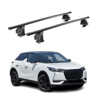 Stahl DachträGer FüR DS 3 Crossback 2018-2026 TÜV AbschließBar 2Tlg Schwarz