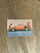 LANCIA STRATOS Super car card Rare Japanese vintage F/S 86