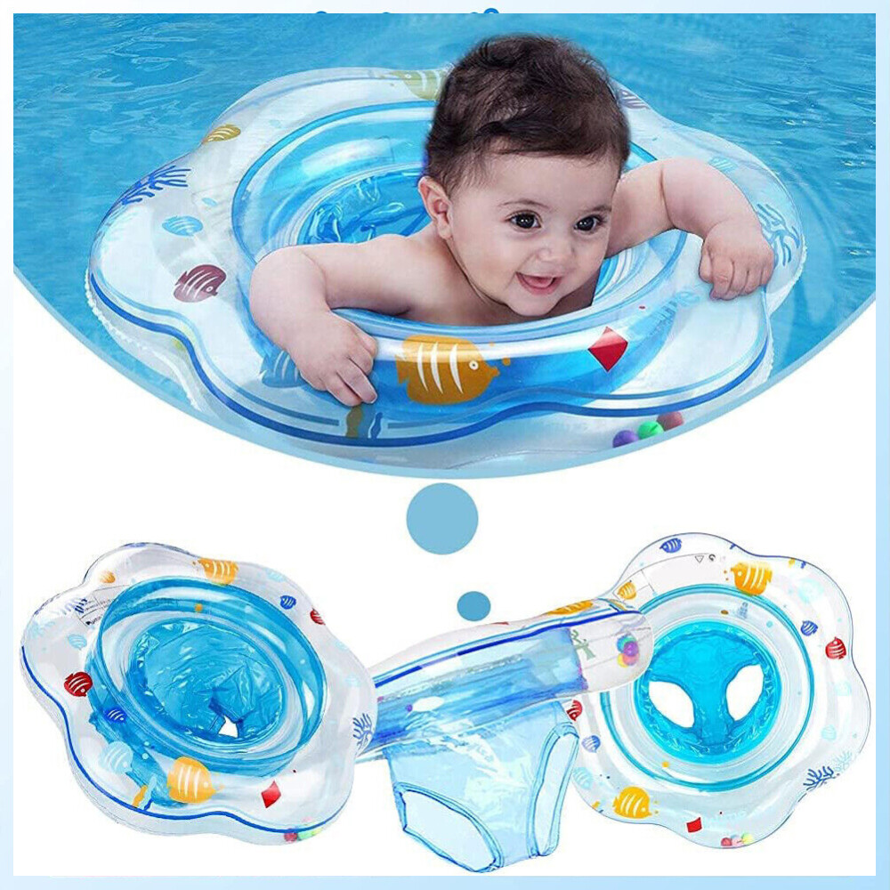 Baby Swimming Ring Inflatable Float Seat Toddler Kid Water Pool Swim Aid  Toys AU