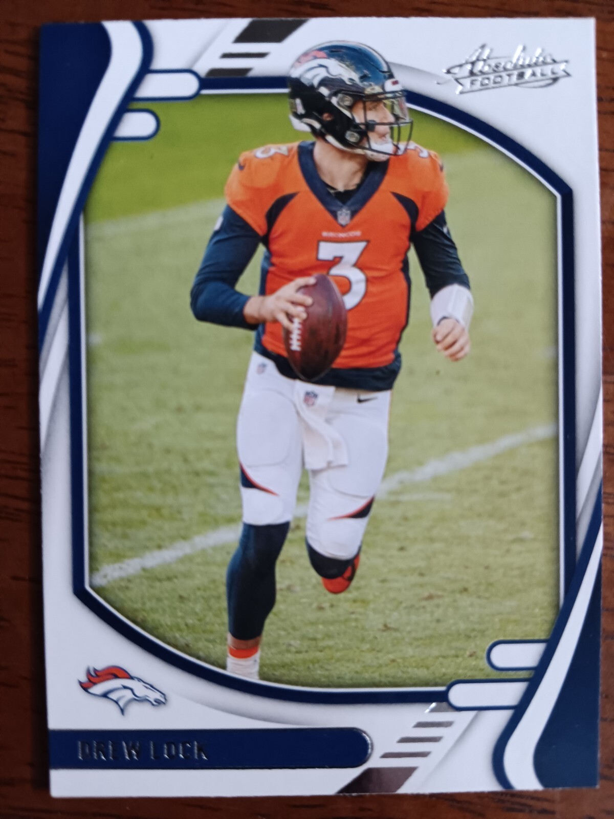 Drew Lock Denver Broncos Absolute 2022 Panini Score Football Card #52