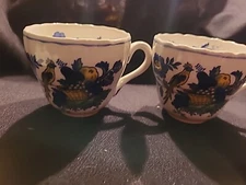 Spode Set Of 2 BLUE BIRD TEA CUPS