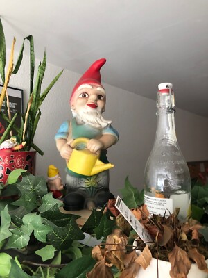 GARDEN GNOMES LOT of 7 [including rare vintage and various collection pieces]