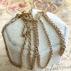 5.4 g - 22.5" - 57cm- #1383 14k 585 Gold Chain Vintage East European
