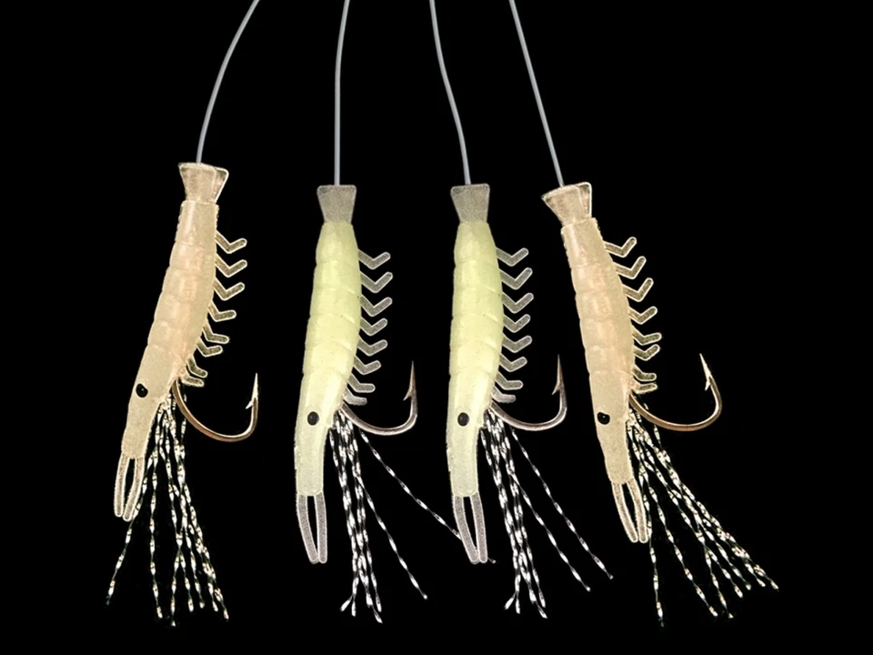 NEUF Dega Mackerel Shrim-Rig 4 arme 150cm Mer Eau salée Maquereau COULEURS - Photo 1/1