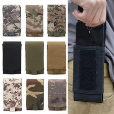 Universal Molle Tactical Cell Phone Waist Pouch Belt Pack Bag Cover Holster Case