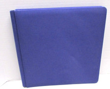 Westrim 12"x12" PURPLE Cloth Memory Album Strap-Hinge NEW OPEN