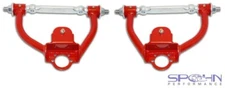 Spohn 766-DEL 82-03 S-15 2WD Upper A-Arms- Delrin Bushing- Tall Spindle Swap RED