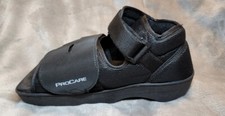PROCARE SQUARE TOE POST-OP SHOE Small SURG FOOT TRAUMA SHOE IN BLACK