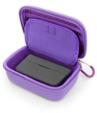CM Wireless Microphone Case Fits DJI Mic 2 Receiver - Hard Mic Case Only, Purple