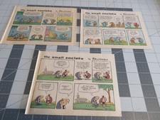Lot of 3 The Small Society by Brickman Clipped Strips from Sunday comics 1982