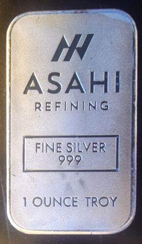 Asahi Refining Mint Japanese Mining-999 Silver 1 Oz Ounce Art Bar Round Coin