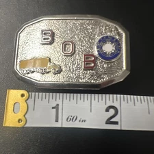 Art Deco BOB I.B. OF T.C.W. & H. OF A. Belt Buckle By HOOK FAST Union Teamster