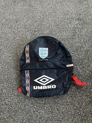 England 90s Umbro Backpack Bag UK