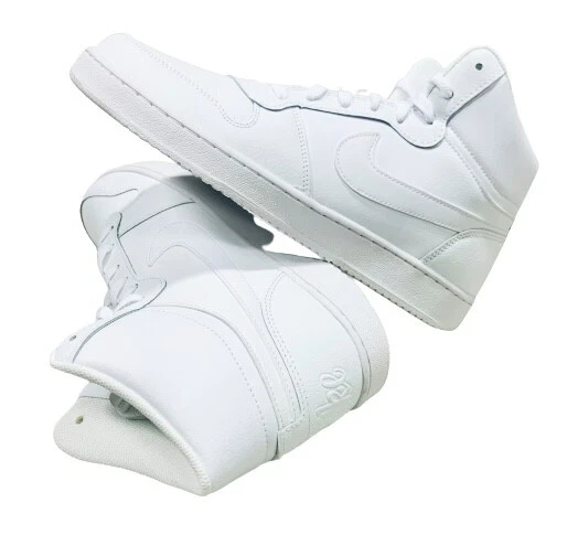 Men Nike Ebernon Mid Athletic Lifestyle shoes 'Triple White' AQ1773-100