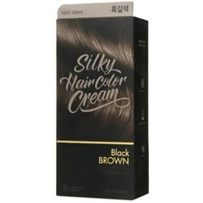 THE FACE SHOP Stylist Silky Hair Color Cream #Black Brown Self Hair Dye K-Beauty