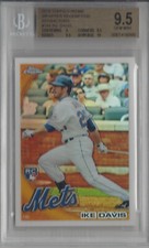 2010 Topps Chrome Wrapper Redemption Refractor IKE DAVIS RC #184 BGS GemMint 9.5