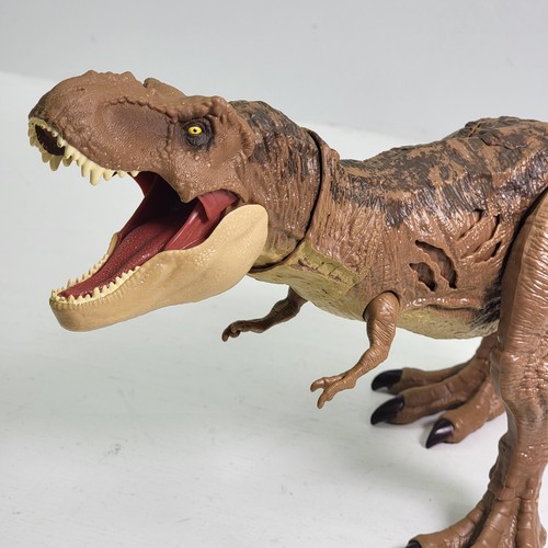Jurassic World TYRANNOSAURUS REX Extreme Damage Dinosaur Figure Camp Cretaceous - 第 2/8 張圖片
