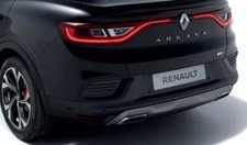 Spoiler sci posteriore doppia cannula grigio iniettato Renault Arkana OEM 200...