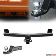 For 07-14 15 Q7 Quattro Class 3/Iii Trailer Hitch Tube+2" Ball Towing Mount Kit