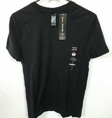 Hanes Premium Men's Short Sleeve Black 