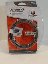 Targus DEFCON CL Laptop Notebook Cable Combination Cable Lock PA410U