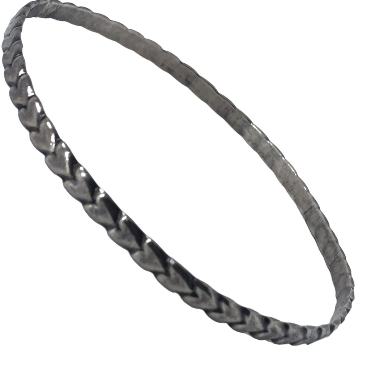 antique sterling silver bangle View 6