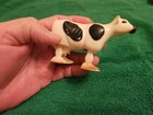 2 VTG 1960s Toy Ramp Walkers Holstein Dairy Cow Black & White & Pink Pig. Works — photo 6