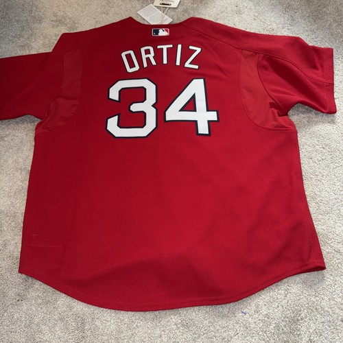 MLB Mitchell & Ness Boston Red Sox #34 David Ortiz Baseball Jersey New Mens XL - Picture 7 of 8