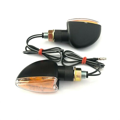 PAIR OF ARROWS ARROW BLACK BLACK SHORT STEM MOTORCYCLE SCOOTER UNIVERSAL