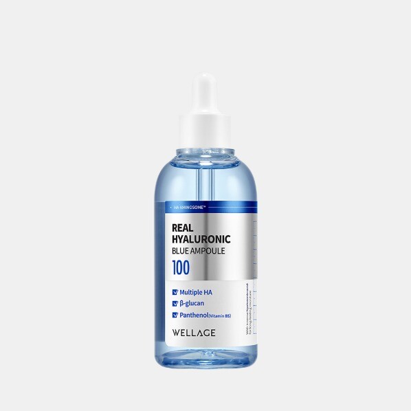 WELLAGE Real Hyaluronic 100 Синяя ампула 100 мл