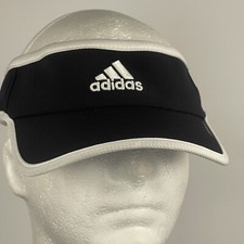 Adidas Adizero ClimaCool Visor Hat Black White Running Cap Lightweight Hike Bike