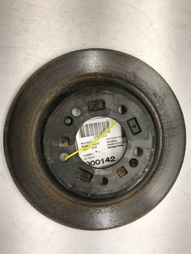 2016 KIA OPTIMA Rear Brake Disc Rotor Cross Drill Slotted Driver Left LH Used - Picture 4 of 16