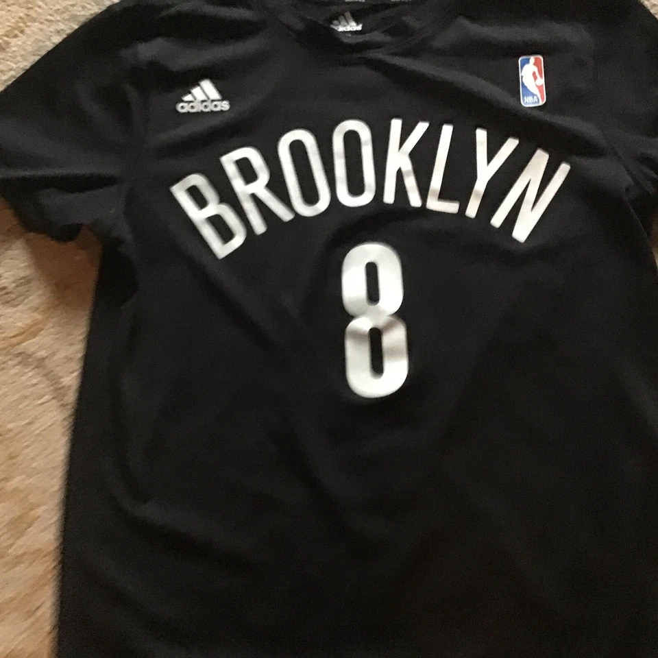 Camiseta deportiva #8 Deron Williams Brooklyn Nets Adidas manga juvenil M 10/12 Foto 2 de 4