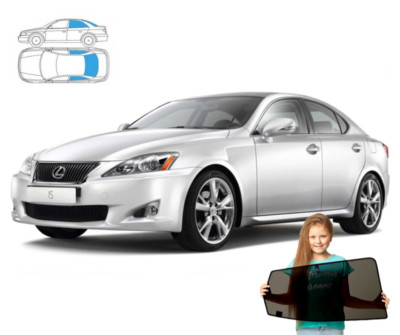 Sonnenschutz für Lexus IS 2 Sedan 05-13' Blenden hinten+Heckscheibe 3-teilig