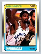 Ralph Sampson 1988-89 Fleer #49 Golden State Warriors Basketball Card