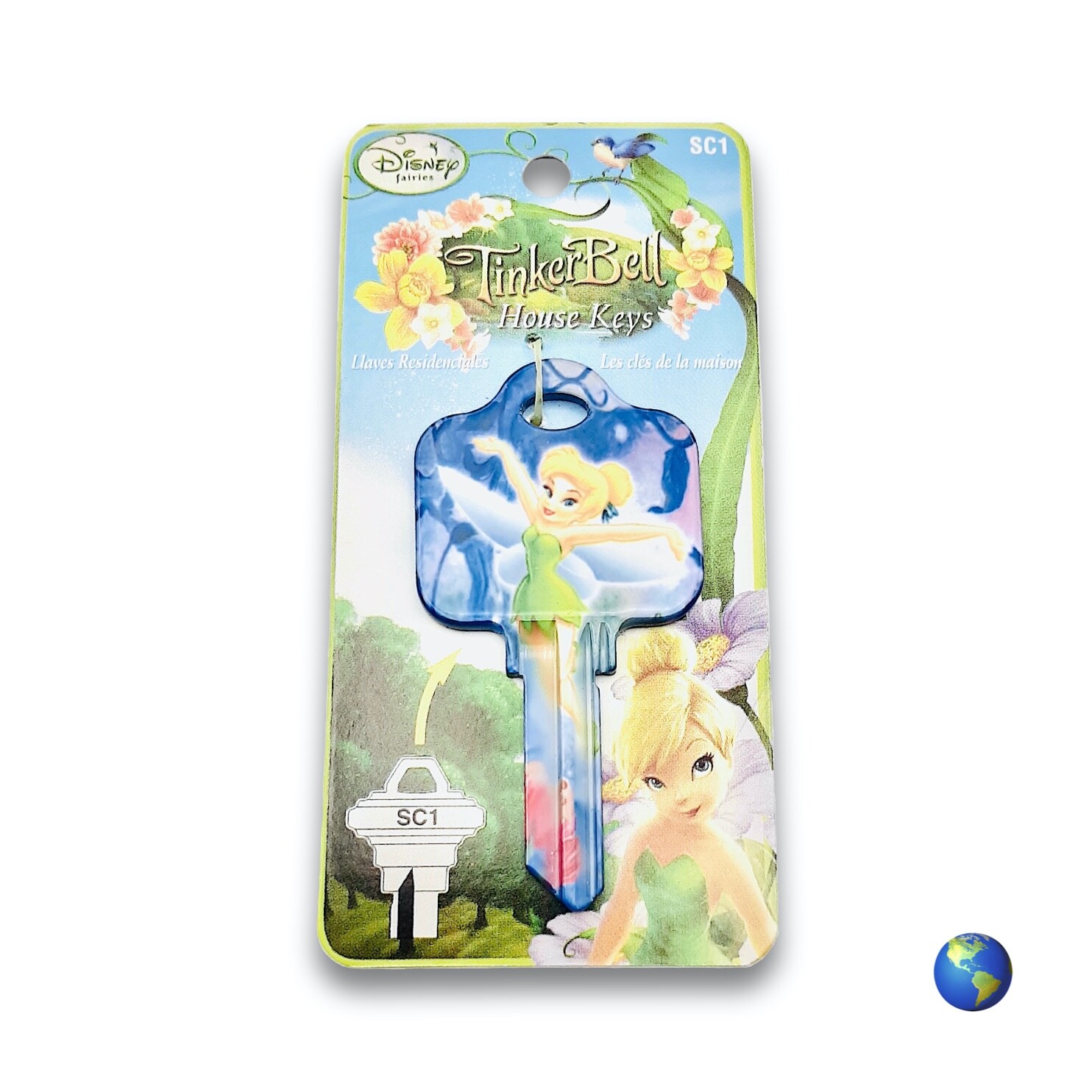 OFFICIAL Disney Tinker Bell SC1 Key Blanks for Various Products (1 Key)