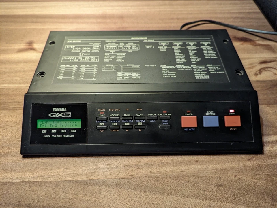 YAMAHA QX5 Digital Sequence Recorder 1986 Vintage Midi Sequencer