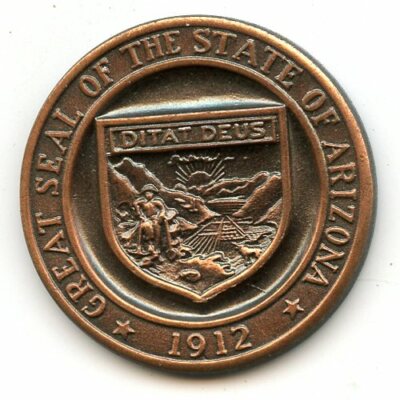1963 Arizona Territorial Centennial Copper Medal - CS5971 | eBay
