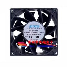 RUNDA RD9238L24L-A DC24V 0.60A 90 90 38MM 2-Wire Inverter Cooling Fan