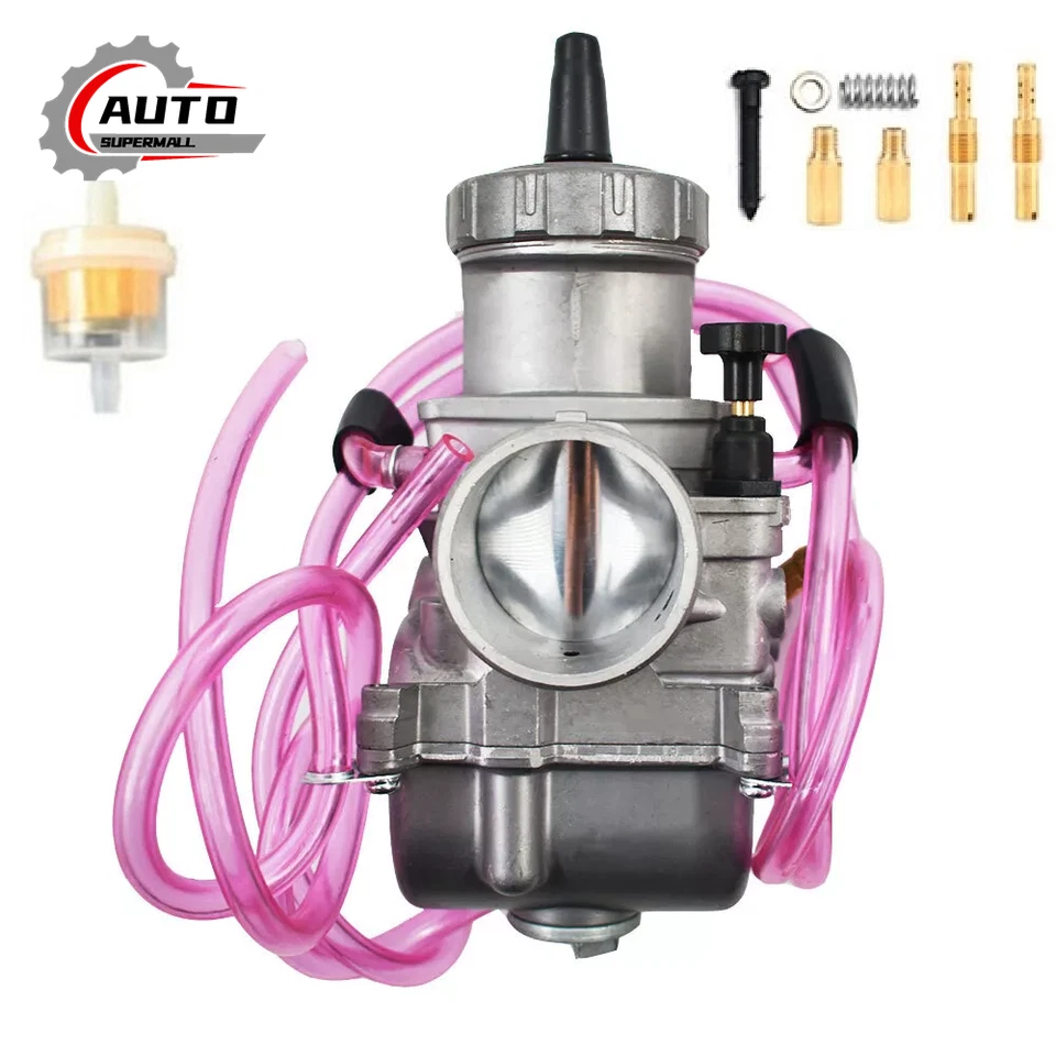 For 87-90 Suzuki Quadracer 500 LT500R LT500 PWK 40 Carburetor & Air Filter Foto 2 de 4