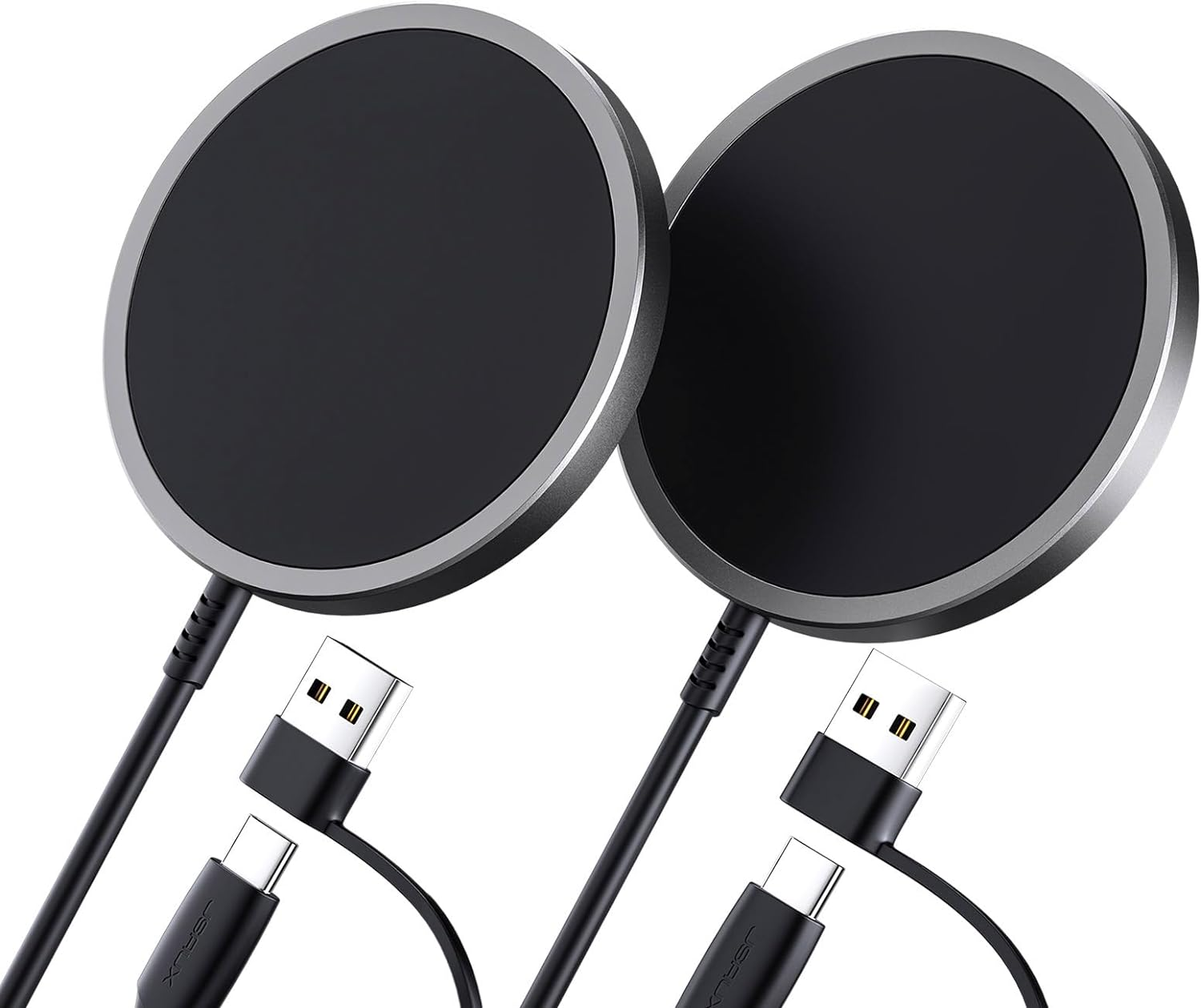 Magnetic Wireless Charger 2-Pack Fast Magsafe Charger Compatible with Magsafe Ch