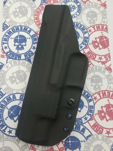 QUICK SHIP Concealer IWB Black Kydex Holster for SPRINGFIELD XDm FULL SIZE 2AGW - Picture 2 of 3