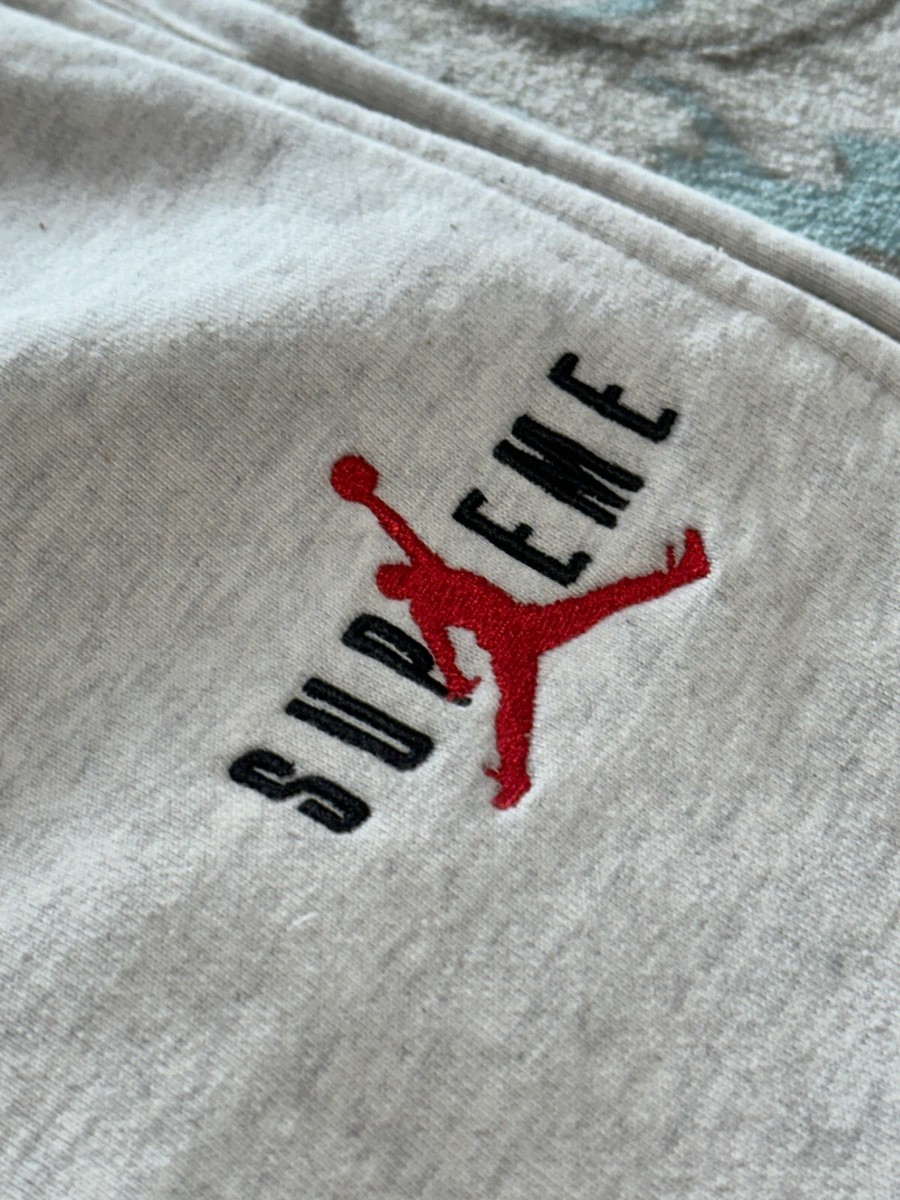 SUPREME JORDAN SWEATPANT (LARGE) (ASH GREY) FW24 TRACK JEAN