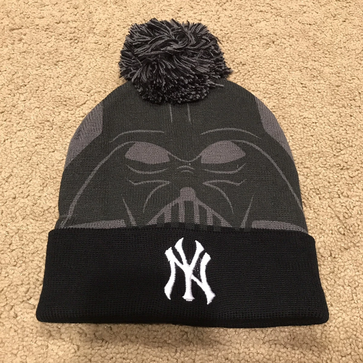 New York Yankees SGA Darth Vader Star Wars Knit Winter Ski Cap Hat