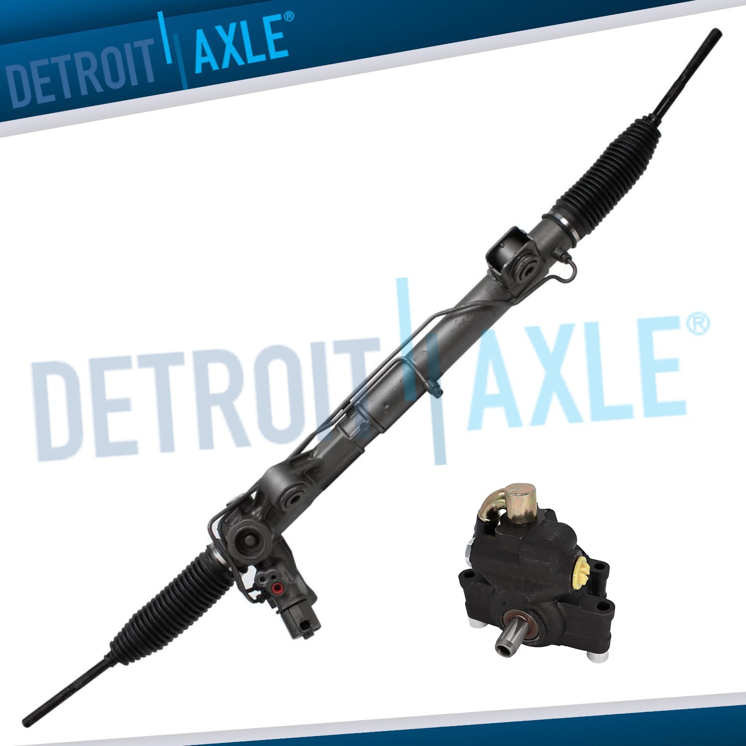 Complete Power Steering Rack and Pinion Pump Kit for 2003-2006 Lincoln Navigator
