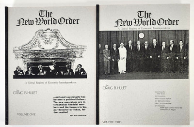 The New World Order by Craig B. Hulet Vol 1 & 2 (1991, Exposed Spine Bnd) NEW