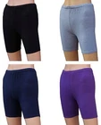CHEX Cotton Lycra Hot Pants Black Navy Purple Grey Ladies Fitness Exercise Short